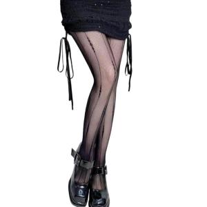 Mesh Fishnet Stockings Tights High Waist Pantyhose Thigh High Stockings Fishnets Tights Patterned Pantyhose for Womens
