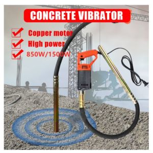 Portable 1250w Heavy Duty Concrete Vibrator Power Tools 1.5 Meters 35MM Tube 220V 50HZ 4000r/min Soil Mix