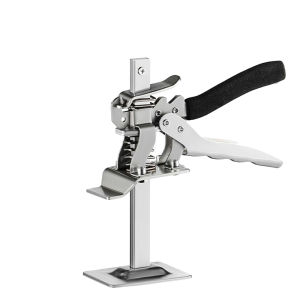 Practical stainless steel tile Leveling System Precision Tile Height Adjuster Positioner Tile Tool Construction tool Tile lift Positioner Tile tool Tile top thickened single column stainless steel tile top