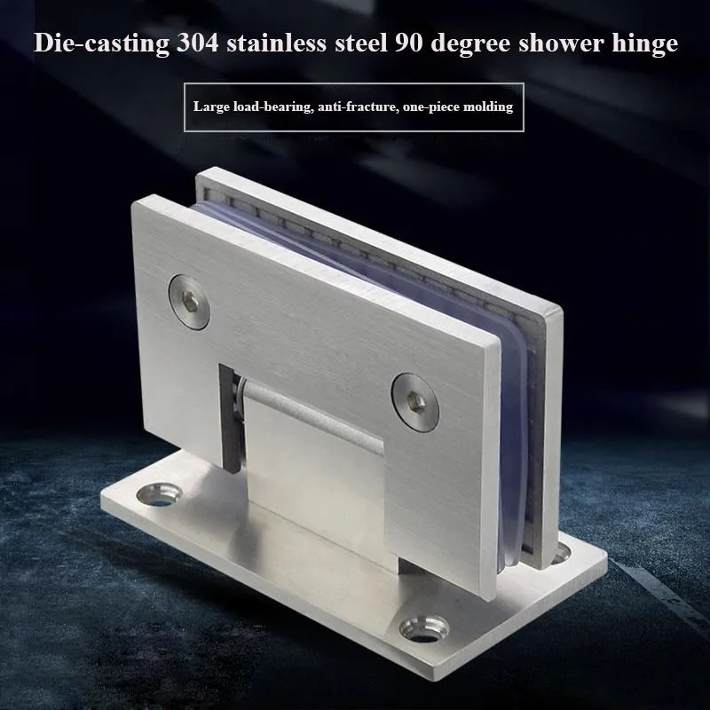 Mua 2PACK 90 Degree Shower Door Hinges, Heavy Duty Frameless Glass Door Hinges Stainless Steel Bathroom Gate Clamp For 8 12 Mm Toughened Glass Rust Corrosion Resistance B08fjb561p