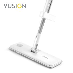 Deli Vusign Spray Mop 360 Rotating Flat Floor Mop Microfiber Mopping Quick Drying