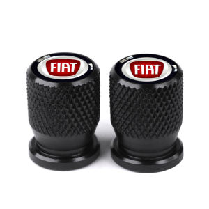 ฝาก้านล้อรถวาล์วยาง Fiat 2/4ชิ้นฝาครอบลมยางกันฝุ่นละอองโลหะฝาครอบวาล์วสำหรับ Uno Toro 500 Bravo Punto Palio Argo Stilo Strada Mobi