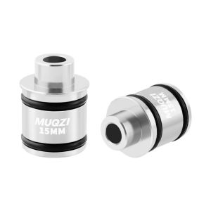 RGFV 2Pcs Quick Release Bike Hub Thru Axle Adapter Aluminum Alloy 12/15mm Bike Hub Converter Wheel Truing Stand Adapter Durable Hub Conversion Kits Adapter Repair Tool