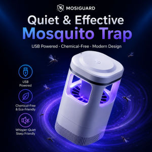 UV Mosquito Killer Lamp USB Powered Silent 360 °   Insect Trap for Home Bedroom Office