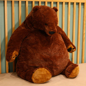 40/60/80/100cm Brown Bear Youengels Kuge DJUNGELSKOG BEAR Birthday Gift for Girl Ikea Same Style Toys for Kids
