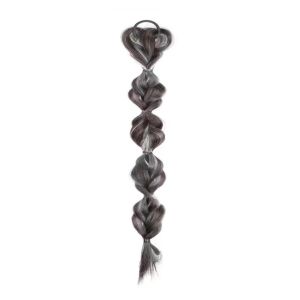 2-Pack Sweet And Cool Ponytail Lantern Braid Wig Extensions Fashionable Lantern Braid Wig Sweet And Cool Style A Must-Have Trend Simulated Hair Texture Easy To Wear Naturally Secure And Not Easy To Fall Off  Easy to Save Easy to Wear Not Easy to Fall off