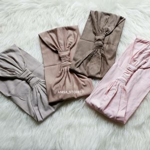 Ciput bandana pita kaos Ciput pita karet belakang Ciput hijab Ciput bando pita Ciput pita dewasa Ciput jilbab wanita Daleman kerudung hijab terbaru inner beauty inner pita kaos ninjaciput rajut premium tebal Ciput rajut 2 warna Ciput (bando pita