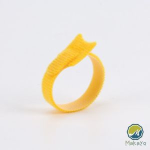 Makayo เทปตีนตุ๊กแก ที่รัดสายชาร์จ สายหูฟัง สายรัดสายไฟ 10pcs magic tape tie strap