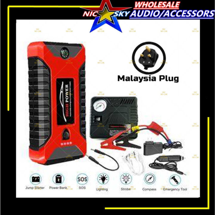 99800Mah Car PowerBank Jump Starter Car Emergency jumper power bank