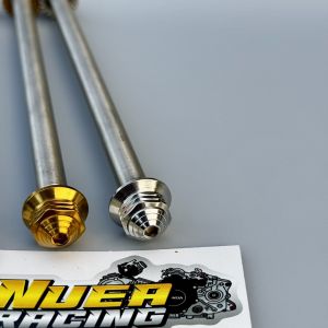 แกนล้อหน้าสแตนเลสแท้ สำหรับ Mio Fino Nouvo งานสวยงาม แข็งแรง ทนทาน 3 สีให้เลือก คุณภาพสูง