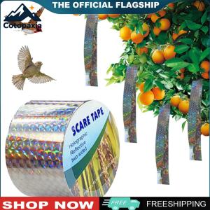 【New Arrival】 เทปกันนกและแมลงสะท้อนแสง 2.4ซม. x 50ม. สำหรับสวนและลานบ้าน ป้องกันนกและแมลงด้วยเทคนิคสะท้อนแสง