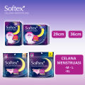 Softex Celana Menstruasi Size M - L 5 pads. 