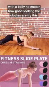 Core Sliders Exercise Discs Abdominal Workout Gliding Discs Full Body Fitness Core Training Home Gym Equipment