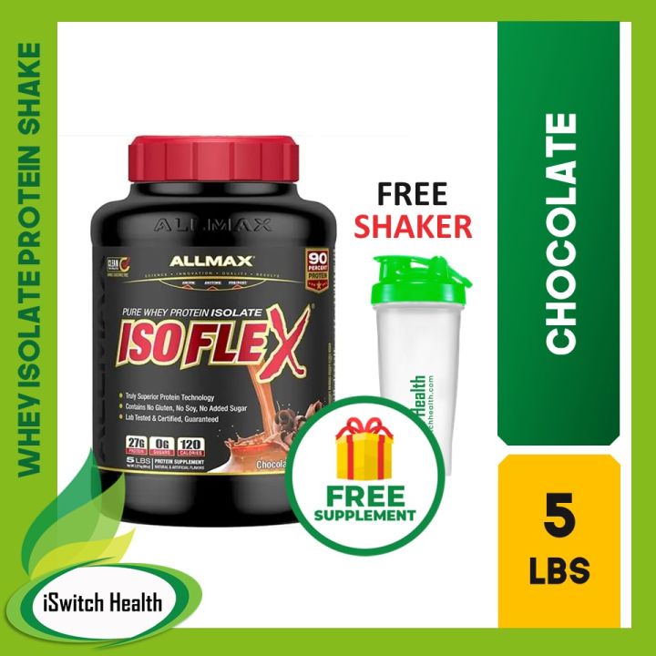 AllMax Nutrition Isoflex Pure Whey Protein Isolate 5lbs Whey