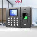 Deli Biometrics Time Attendance Biometric Fingerprint Time Attendance Biometrics Fingerprint Scanner Bundy Clock Time Recorder Black E3960. 