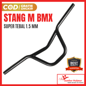 Stang Stir M Handlebar Model M Sepeda BMX Ukuran 20 Drax Besi Super Tebal Cat Powder Coating 64 CM