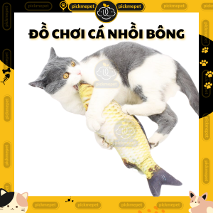Đồ Chơi Cá Nhồi Bông cho Mèo - Cá Chép Bông cho Mèo