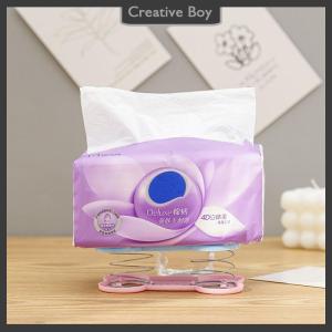 [Creative] Creative Spring Holder Tissue Box Automatic Lift Spring Loaded Tissue Box Tissue Spring Bracket Car Tissue Box Spring Holder