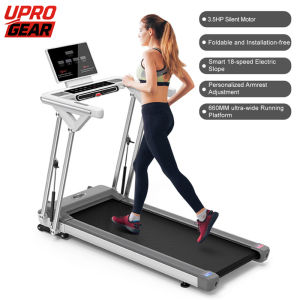UPRO Treadmill 3.5HP Fully Foldable Treadmill 18-speed Adjustment Slope Treadmill 16Km/h Indoor Running Walking Pad