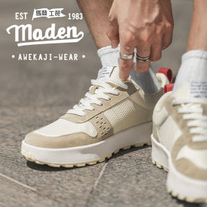 MADEN brand retro sports thick soled waffle shoes for men in summer breathable mesh lightweight and versatile casual Forrest Gump shoes