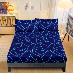 【Canadian Cotton】 geometry Bedsheet Set 3in1 Full Garterized Bedding Set 3 IN 1 canadian bedsheet 3 in 1