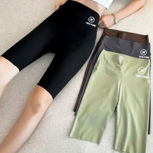 GLAMOUR Tight Hip Lift Yoga Shorts Breathable Elastic Biker Shorts Fashion Body Shaper Tummy Control Women Leggings Girl