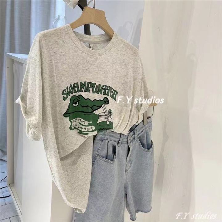 𝙁.𝙔 𝙨𝙩𝙪𝙙𝙞𝙤𝙨 (พร้อมส่ง‼️)เสื้อยืดคอกลมแขนสั้น NO.114 เสื้อยืดผู้หญิง ...