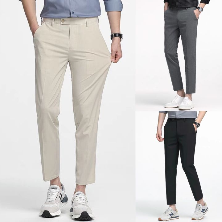 Check styling ideas for「Smart Ankle Pants (2-Way Stretch Houndstooth)」|  UNIQLO US