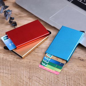 Metal click card organizer