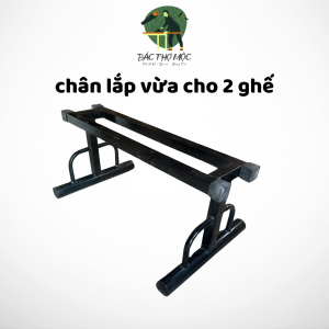 Chân Ghế Băng Chờ Lắp Ghế Eames Thường và Loại Thủng Sơn Tĩnh Điện (chỉ chân ghế không có mặt)