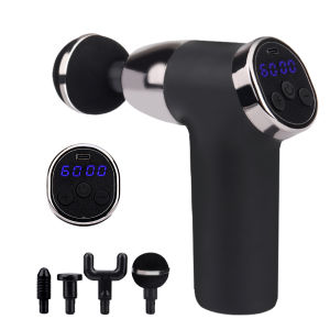 MassageGun FasciaGun 20 Gears High Frequency Massager LCD Touch Display Electric Massager Relief Pain Relax Muscle