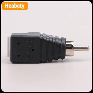 【2-3 days delivery】 2Pcs Speaker Wire Cable To Audio Male Cable Jack Quick Press Plug RCA Connector Adapter Speaker Connector Universal Cable
