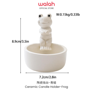 Cute Candle Holder Ceramic Lamp Home Decoration Desktop Creative Small Animal Ceramic Candle Holder