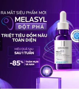Dưỡng chất giảm thâm nám & dưỡng sáng toàn diện La Roche-Posay Mela B3 Serum 30ml với Melasyl & 10% Niacinamide