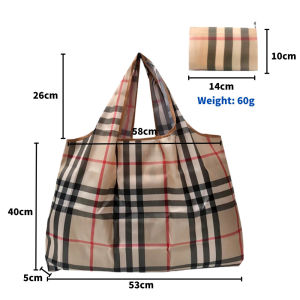 Eco Friendly Bag Foldable Shopping Bag Tote Shop Grocery Beg Lipat Beg Beli-Belah Beg Simpan Barang