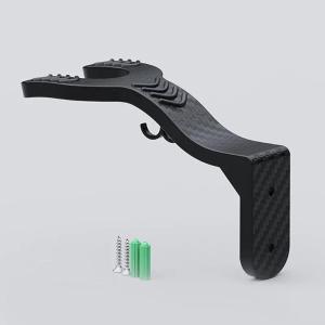 Motorcycle Helmet Wall Mount Heavy-Duty HDPE Plastic UniversalAnti-Slip Holder Black White