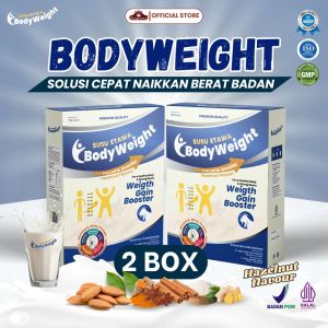 Susu Etawa Penggemuk Badan Terbaik BODYWEIGHT Susu Kambing Etawa untuk Penambah Berat Badan dan Masa Otot Paket 2 Box