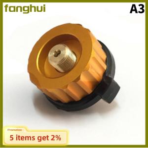 fanghui High Quality Camping Gas Furnace Converter Device Long Gas Tank Gas Furnace Conversion Head Metal Gas Tank Cylinder Adapter