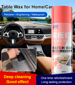 Car Plastic Restorer Car Coating Spray Scratch Repair Wax Car Interior/Exterior Leather Dashboard Plastic Renovated