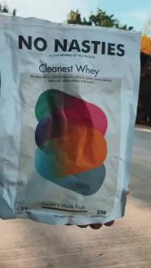 Ready Stock NO NASTIES Cleanest Whey Protein Powder 480g (15 Servings) Grass Fed Pasture Raised Raw Material Cacao With Monk Fruit Extract Nutritional Powder