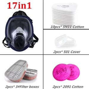 Full face respirator Gas Mask 40 mm activated carbon filter canister Suitable for fumes Chemical spray paint tactical-survival2026