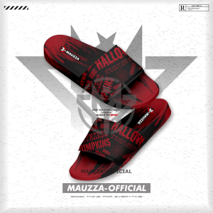 BRZ-Sandal Pria Keren 2024 Viral Sandal Slide Loreng Sandal Selop Distro OLIVE