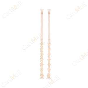 1 Pair Floral Lace Adjustable Bra Straps Decor Replacement Shoulder Straps for Tube Top Dress