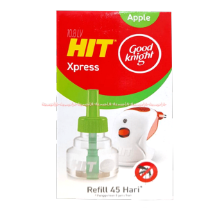 HIT Xpress Apple Fresh Citrus 45hari  Non Stop Express Isi Ulang Obat Nyamuk Listrik Refill Isi Ulang Refil Obat Nyamuk Listrik Hit Good Night Mosquito Killer