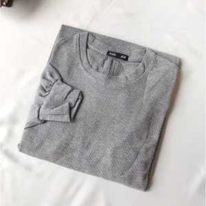 Adreena blouse knit lengan balon - Top blouse ribbed lengan panjang wanita daily