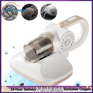 【Local Shipment】 85000Pa Handheld Vacuum Cleaner with UVC Light Cordless Dust Mite Removal USB Rechargeable Portable Mopping Machine for Bed Cleaning