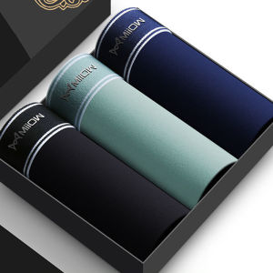 CMENIN  3Pcs Ins Cotton Phong Cách Quần Lót Nam Bxoers Quần Short Thoáng Khí Thân Quần Lót Nam Người Quần Lót Boxer Hombre MW820