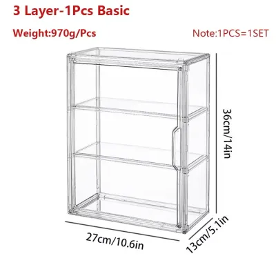 Clear Acrylic Shoe Box Organizer with Magnetic Door Dustproof Stackable Space Saving Storage Shoe Box Large Space Sneaker Container Shoe Rack#XH009#XH002