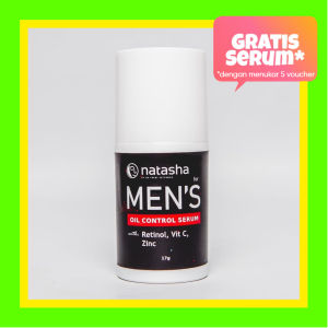 MOCSR30 Natasha Skin Care Men Oil Control Serum 30 gram by dr Fredi Setyawan Original