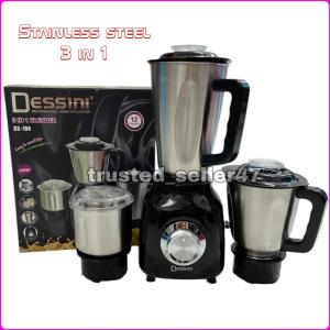 DESSINI DS-190 1.5L Stainless Steel Blender Grinder Mixer Juicer Ice Crusher Pengisar